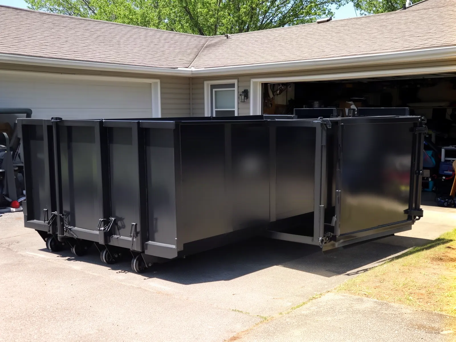 Roll-off dumpster from McKinnon & Son Dumpsters in Bethlehem, PA